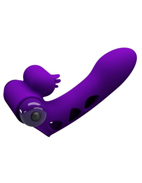 PRETTY LOVE - ORLANDO FUNDA DE DEDO VIBRADOR MORADO 