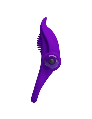 PRETTY LOVE - ANILLO VIBRADOR PARA PENE MORADO 