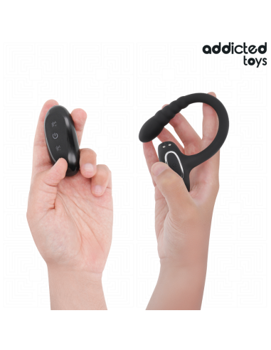 ADDICTED TOYS - ANILLO PENE VIBRADOR PUNTO·P CONTROL REMOTO 