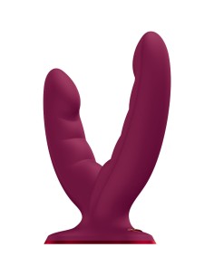 FUN FACTORY - RYDE DILDO DOBLE BURDEOS 2