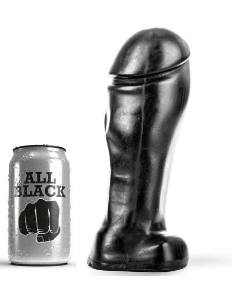 ALL BLACK - DONG 22 CM PUNTA ANCHA 
