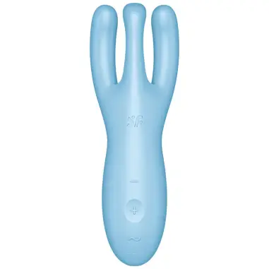 Threesome 4 Vibrador APP Azul - 12 Modos | Satisfyer