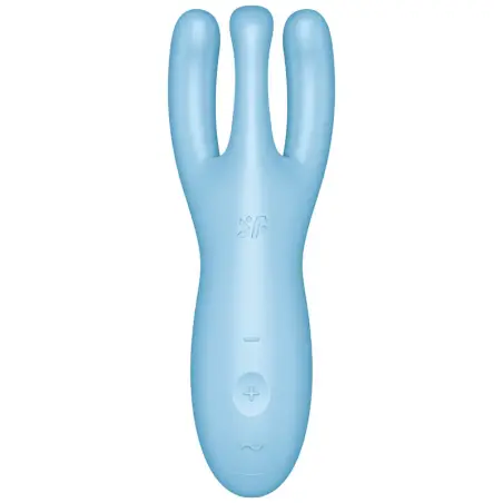 Threesome 4 Vibrador APP Azul - 12 Modos | Satisfyer
