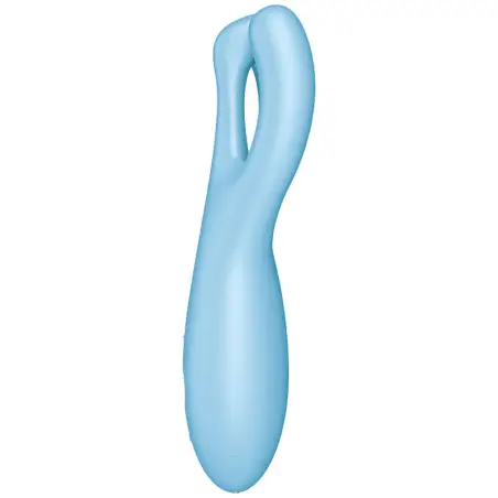 Threesome 4 Vibrador APP Azul - 12 Modos | Satisfyer