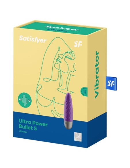 SATISFYER - ULTRA POWER BULLET 5 BALA VIBRADORA VIOLETA 