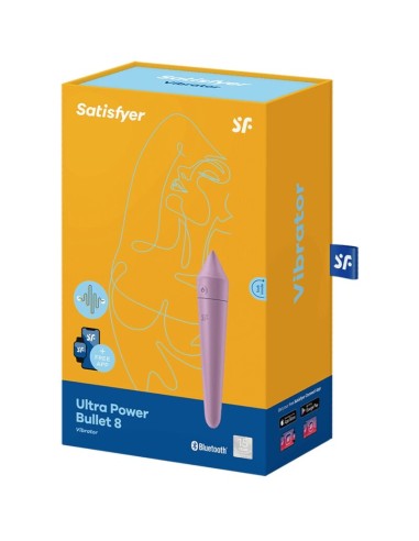 SATISFYER - ULTRA POWER BULLET 8 BALA VIBRADORA LILA 