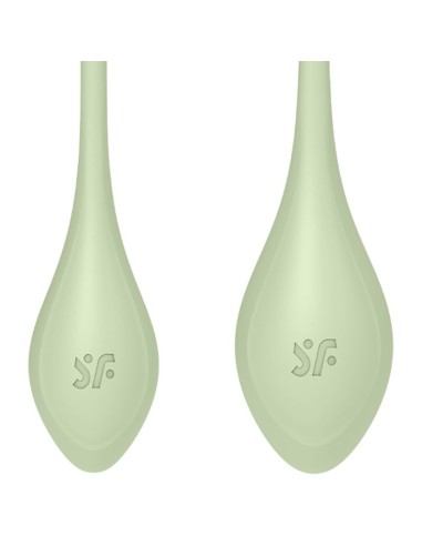 SATISFYER - YONI POWER 2 KIT DE ENTRENAMIENTO VERDE 