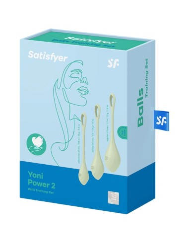 SATISFYER - YONI POWER 2 KIT DE ENTRENAMIENTO VERDE 