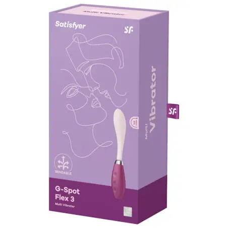 G-Spot Flex 3 Multi Vibrador Rojo - 12 Modos | Satisfyer