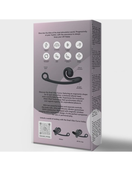 SNAIL VIBE - CURVE VIBRADOR NEGRO 