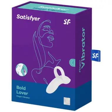 Bold Lover Dedal Vibrador Blanco - 12 Modos | Satisfyer
