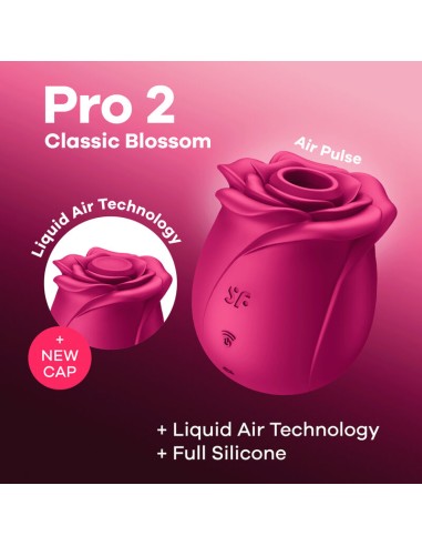 SATISFYER - AIR PULSE PRO 2 CLASSIC BLOSSOM VIBRADOR 