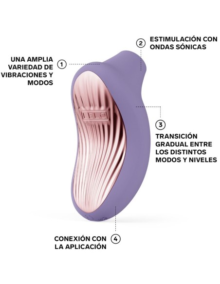LELO - SONA 3 MASAJEADOR SÓNICO DE CLÍTORIS VIOLETA 