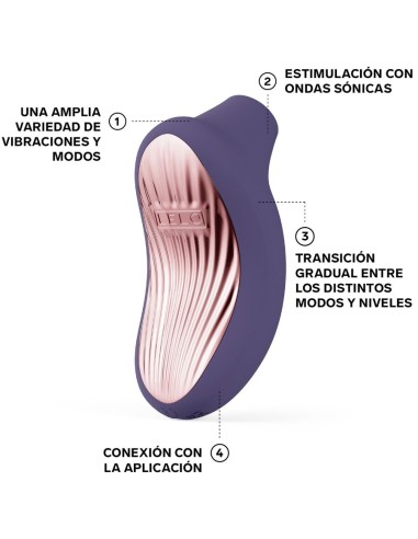 LELO - SONA 3 MASAJEADOR SÓNICO DE CLÍTORIS MORADO 