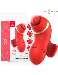 INTENSE - PATTY ESTIMULADOR CON 4 CABEZALES, SUCCIÓN, TAPPING, TICKLING Y LICKING