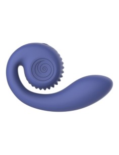 SNAIL VIBE - GIZI LITE VIBRADOR DUAL PUNTO G Y CLÍTORIS MORADO