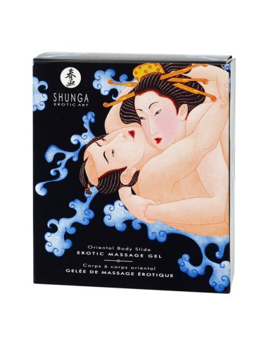 SHUNGA - GEL DE MASAJE ERÓTICO CUERPO A CUERPO ORIENTAL FRUTAS EXÓTICAS 