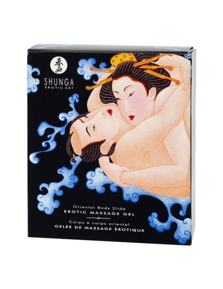 SHUNGA - GEL DE MASAJE ERÓTICO CUERPO A CUERPO ORIENTAL FRUTAS EXÓTICAS 