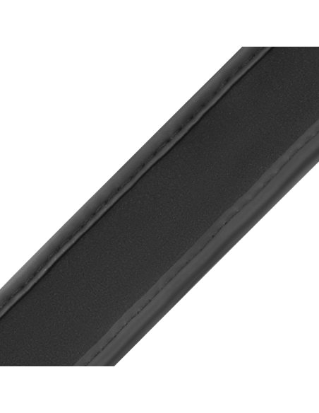 FETISH SUBMISSIVE - COLLAR Y ESPOSAS CUERO VEGANO CON FORRO DE NEOPRENO 