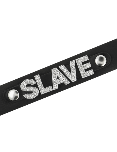 COQUETTE CHIC DESIRE - CHOKER CUERO VEGANO SLAVE 