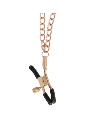 BEGME - BLACK EDITION PINZAS PEZONES CON CADENA 