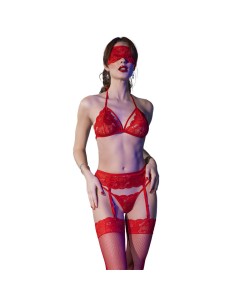 CHILIROSE - CR 4467 SET CUATRO PIEZAS ROJO S/M