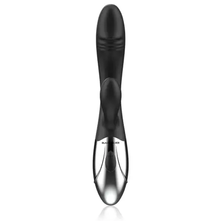 Kaleb Vibrador Rabbit Silicon Milti Funcion | Black&silver