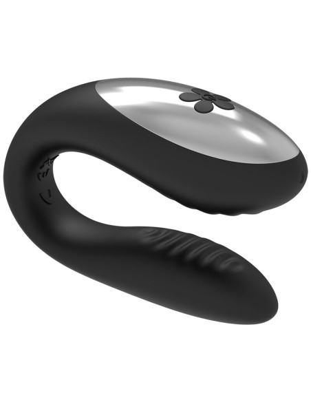BRILLY GLAM - WE LOVE VIBRADOR PARA PAREJAS CONTROL REMOTO NEGRO 