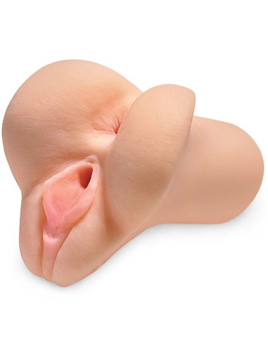 PDX PLUS - PICK YOUR PLEASURE MASTURBADOR DOBLE LIGHT SKIN Vaginas con vibración