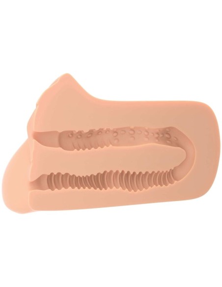 PDX PLUS - PICK YOUR PLEASURE MASTURBADOR DOBLE LIGHT SKIN Vaginas con vibración