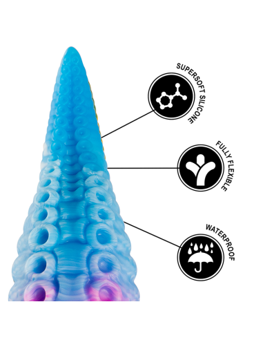 EPIC - PHORCYS DILDO TENTÁCULO AZUL TAMAÑO PEQUEÑO Dildos sin Vibración