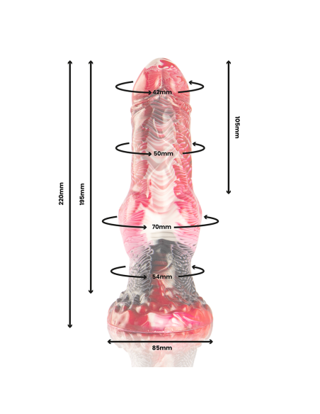 EPIC - HELIOS DILDO CON TESTÍCULOS CALOR Y ÉXTASIS Dildos sin Vibración