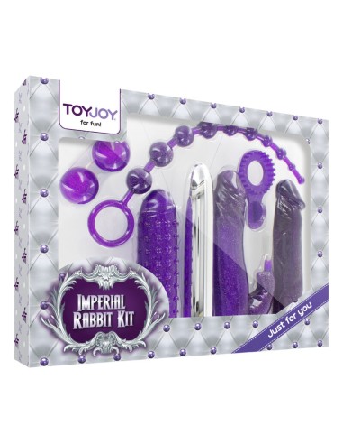 TOYJOY - IMPERIAL RABBIT KIT MORADO Kits juguetes sexuales