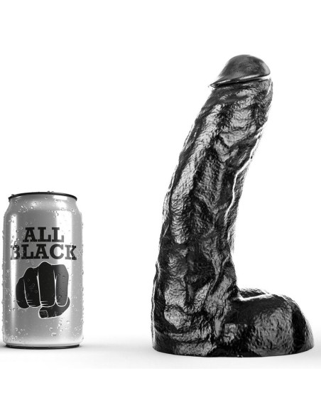 ALL BLACK - DONG 25,5 CM Penes realísticos