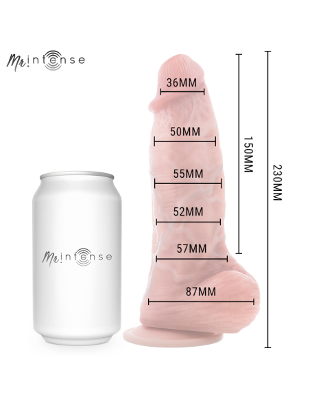 MR INTENSE - MEDIUM SPENCER DILDO SILICONA 23 CM -Ø- 5.7 CM Penes realísticos