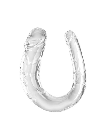 KING COCK - DOUBLE TROUBLE DILDO DOBLE 33 CM TRANSPARENTE Penes dobles