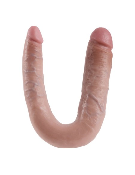 KING COCK - DILDO DOBLE PENETRACIÓN 17.8 CM NATURAL Penes realísticos