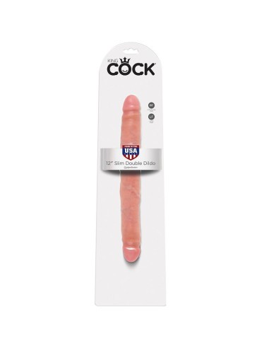 KING COCK - DILDO DOBLE NATURAL 30 CM Penes realísticos