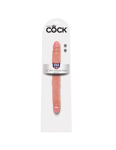 KING COCK - DILDO DOBLE NATURAL 30 CM Penes realísticos