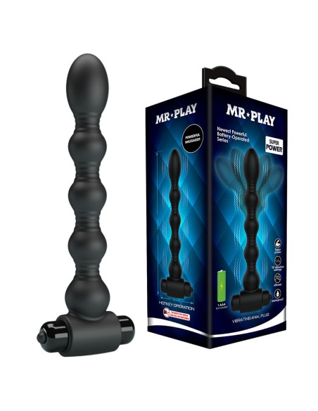 MR PLAY - MASAJEADOR PLUG ANAL CON VIBRACIÓN Plugs Anales