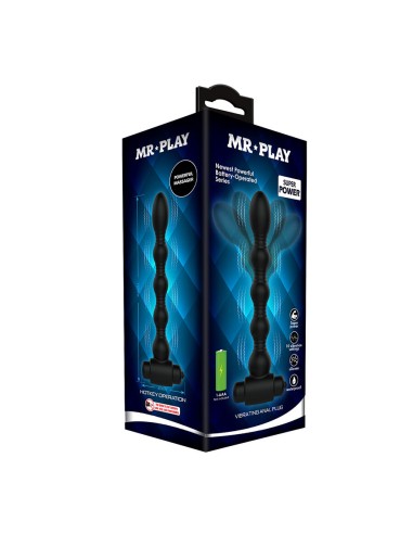MR PLAY - MASAJEADOR PLUG ANAL CON VIBRACIÓN Plugs Anales