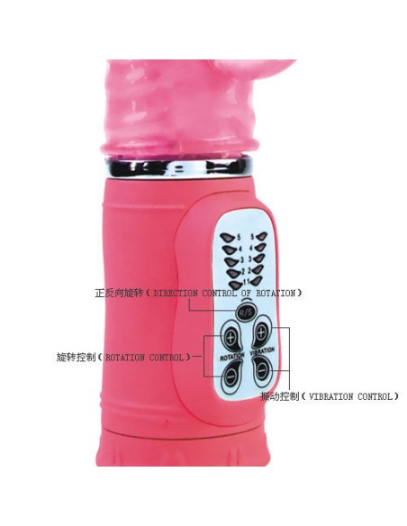 BAILE - CUTE PASSION BUNNY RAMPANTE 10F 27 CM Rotadores y vibradores