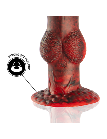EPIC - PROMETHEUS DILDO TITAN EN LLAMAS RECARGABLE CONTROL REMOTO Vibradores control remoto