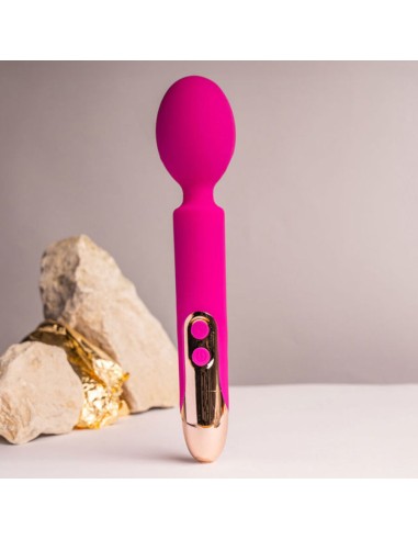 ROCKS- OFF - ORIEL VIBRADOR WAND FLEXIBLE FUCSIA Vibradores