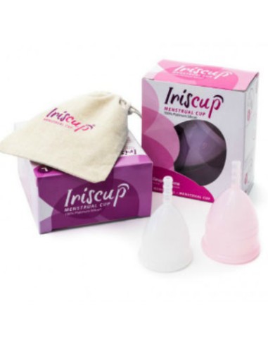 IRISCUP - COPA MESTRUAL ROSA GRANDE + BOLSA ESTERILIZADORA GRATIS Copas vaginales