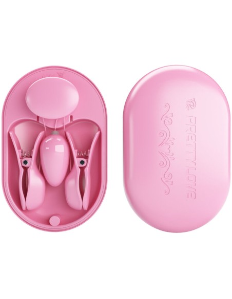 PRETTY LOVE - SURPRISE BOX PINZAS ELECTRO ESTIMULACION ROSA Electro estimulación