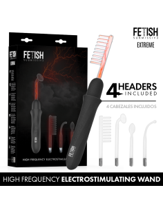FETISH SUBMISSIVE - VIBRADOR WAND ELECTROESTIMULACIÓN ALTA FRECUENCIA