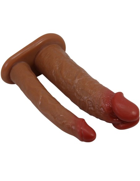 PRETTY LOVE - KEAVEN HARNESS BRIEFS UNIVERSAL & COMFORTABLE DOBLE DILDO Penes dobles