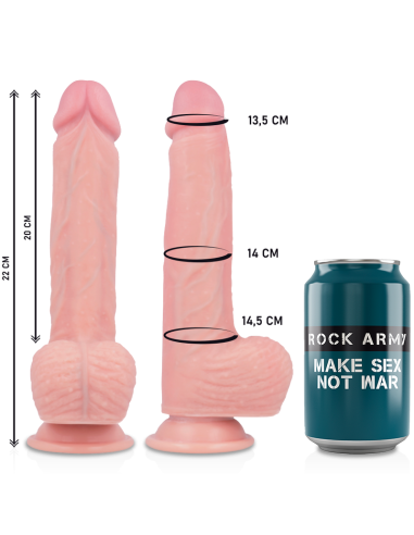 ROCKARMY - ARNES + HAWK ROTADOR Y VIBRADOR 22 CM -O- 4.6 CM Arneses con Vibración