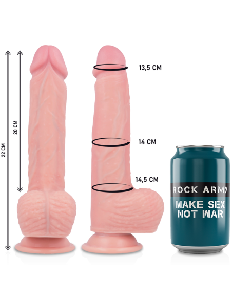 ROCKARMY - ARNES + HAWK ROTADOR Y VIBRADOR 22 CM -O- 4.6 CM Arneses con Vibración